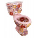  Elongated Comfort Height Toilet Caritas Pink 